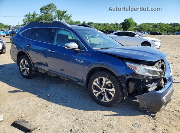 4S4BTAPC9L3158308 2020 SUBARU OUTBACK Синий Передняя правая четверть