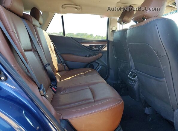 4S4BTAPC9L3158308 2020 SUBARU OUTBACK Синий Вид задней части салона