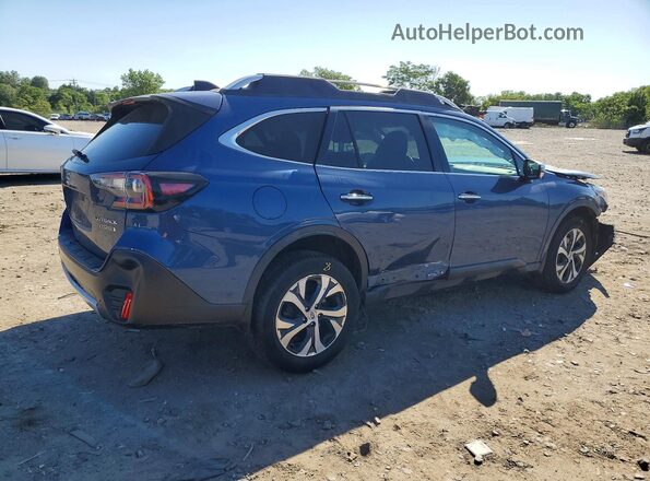 4S4BTAPC9L3158308 2020 SUBARU OUTBACK Синий Задняя правая четверть
