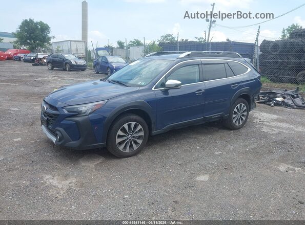 4S4BTAPC9P3180203 2023 SUBARU OUTBACK Синий Передняя левая четверть