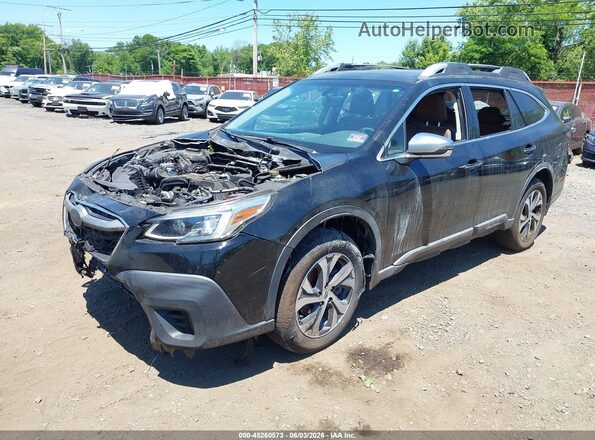 4S4BTAPCXL3126421 2020 SUBARU OUTBACK Black წინა მარცხენა ხედი სამი მეოთხედიდან