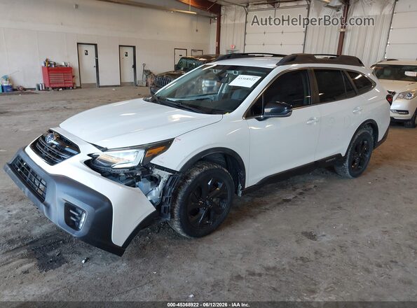 4S4BTGHD3L3135388 2020 SUBARU OUTBACK White Vista tres cuartos delantera izquierda