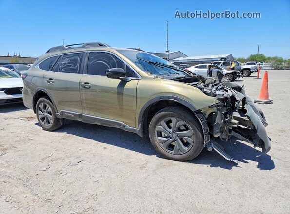4S4BTGJD8M3120784 2021 SUBARU OUTBACK Green 