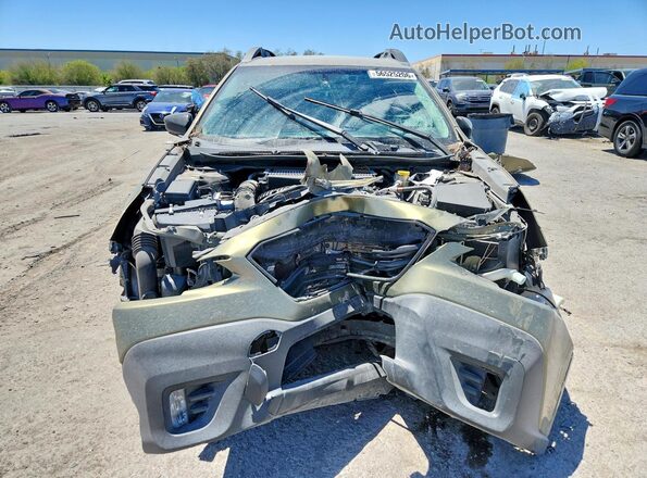 4S4BTGJD8M3120784 2021 SUBARU OUTBACK Green 