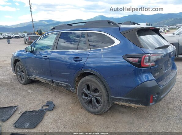 4S4BTGKD0L3244271 2020 SUBARU OUTBACK Blue უკანა მარცხენა