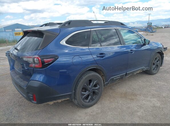 4S4BTGKD0L3244271 2020 SUBARU OUTBACK Blue უკანა მარჯვენა