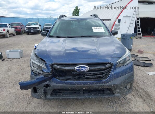 4S4BTGKD0L3244271 2020 SUBARU OUTBACK Blue უკანა სალონის ხედი