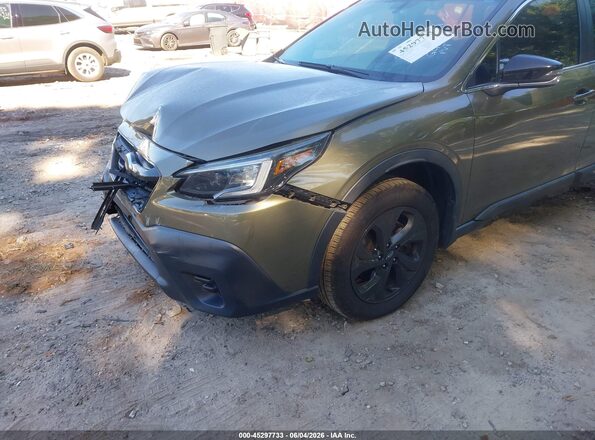 4S4BTGKD3L3228789 2020 SUBARU OUTBACK Green Vista frontal