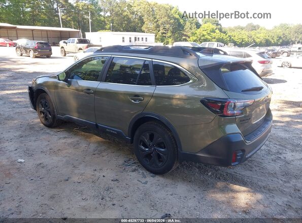 4S4BTGKD3L3228789 2020 SUBARU OUTBACK Green Trasero izquierdo