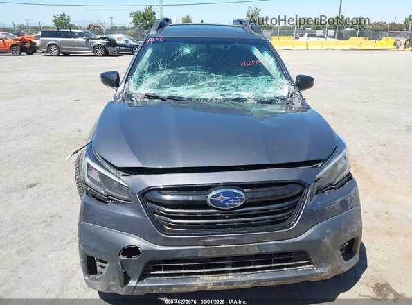4S4BTGKD4L3196063 2020 SUBARU OUTBACK Gray წინა ხედი