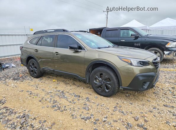 4S4BTGKD4L3218658 2020 SUBARU OUTBACK Green Przód prawy