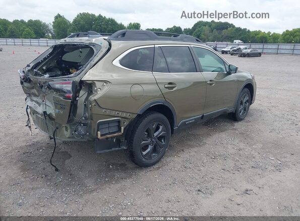 4S4BTGKD5L3128032 2020 SUBARU OUTBACK Green Trasero derecho