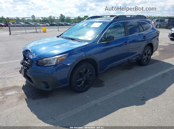 4S4BTGKD8L3259505 2020 SUBARU OUTBACK Blue Przód lewy