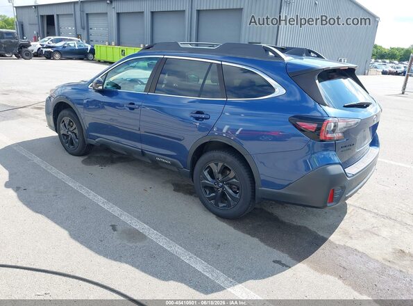 4S4BTGKD8L3259505 2020 SUBARU OUTBACK Blue Tył lewy