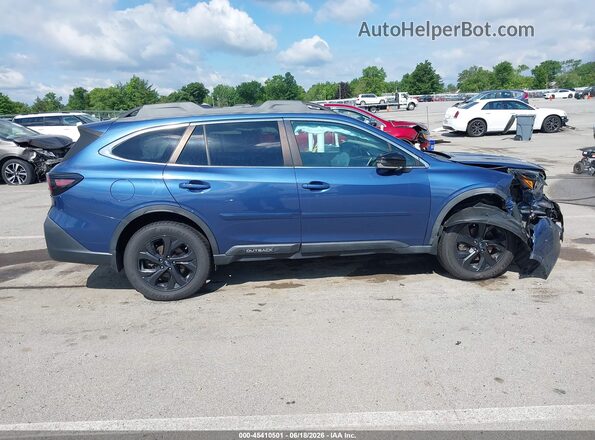 4S4BTGKD8L3259505 2020 SUBARU OUTBACK Blue Widok wnętrza z tyłu