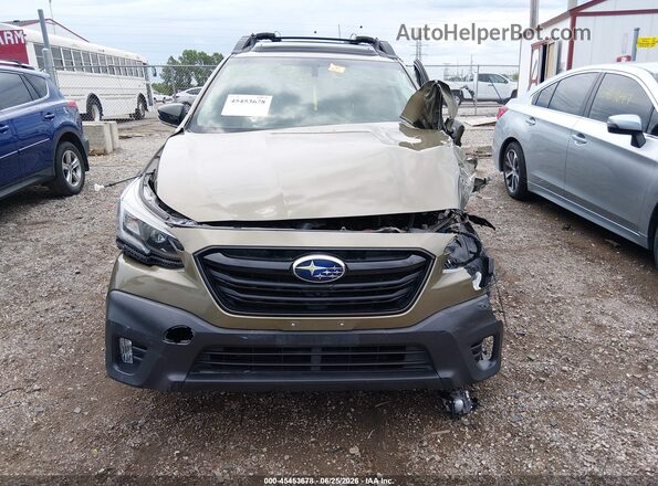 4S4BTGKD9L3128972 2020 SUBARU OUTBACK Green Widok zestawu wskaźników