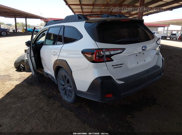 4S4BTGLD0R3193197 2024 SUBARU OUTBACK Белый Задняя левая четверть