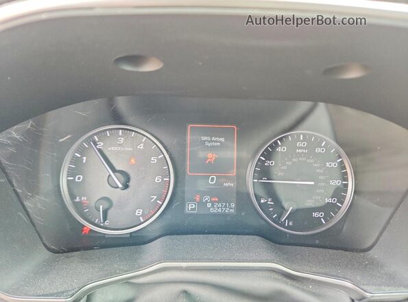 4S4BTGLD1M3216561 2021 SUBARU OUTBACK Blue Вид щитка приладів