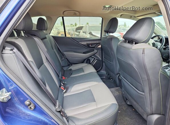 4S4BTGLD1M3216561 2021 SUBARU OUTBACK Blue Вид задніх сидінь
