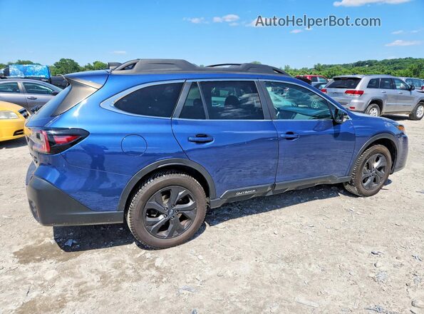 4S4BTGLD2N3205148 2022 SUBARU OUTBACK Blue Trasero derecho