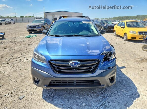 4S4BTGLD2N3205148 2022 SUBARU OUTBACK Blue Vista frontal