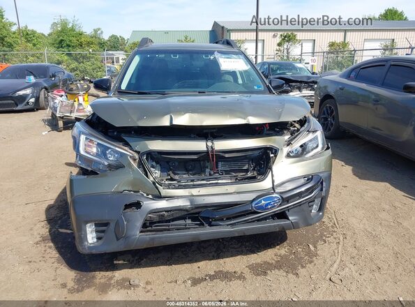 4S4BTGLD3N3254763 2022 SUBARU OUTBACK Green Instrument cluster view