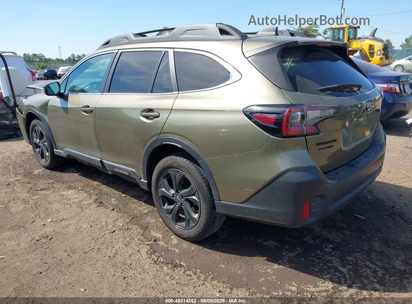 4S4BTGLD3N3254763 2022 SUBARU OUTBACK Green Rear left