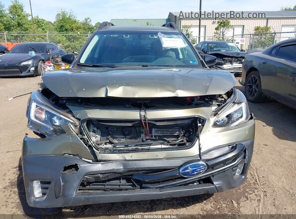 4S4BTGLD3N3254763 2022 SUBARU OUTBACK Green Front view