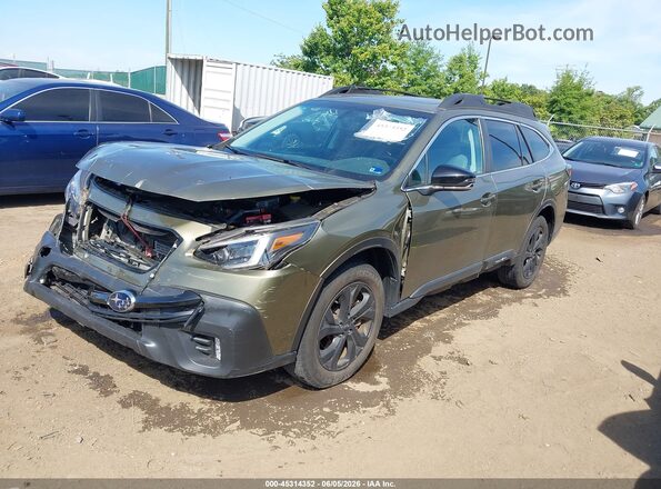 4S4BTGLD3N3254763 2022 SUBARU OUTBACK Green Front left