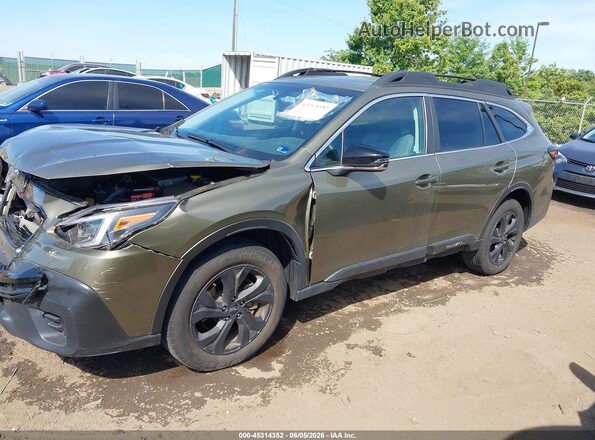 4S4BTGLD3N3254763 2022 SUBARU OUTBACK Green 360 interior view
