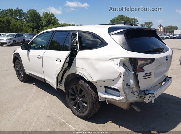 4S4BTGLD3R3140753 2024 SUBARU OUTBACK White Trasero izquierdo