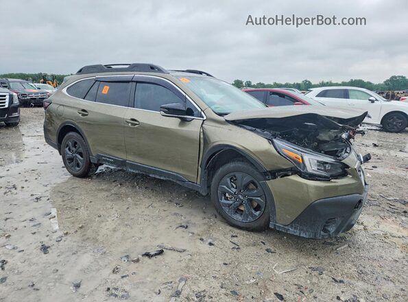 4S4BTGLD4M3220524 2021 SUBARU OUTBACK Green Delantero derecho
