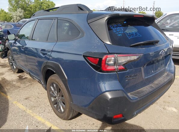 4S4BTGLD6R3142626 2024 SUBARU OUTBACK Navy Задняя левая четверть
