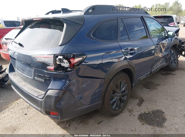 4S4BTGLD6R3142626 2024 SUBARU OUTBACK Navy Задняя правая четверть