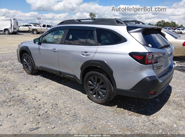 4S4BTGLD6R3201612 2024 SUBARU OUTBACK Silver Rear left