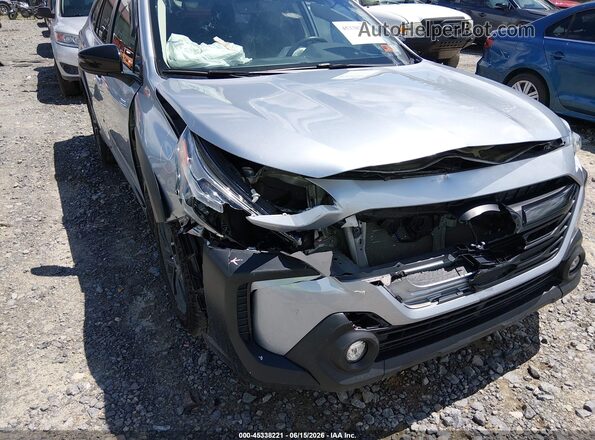4S4BTGLD6R3201612 2024 SUBARU OUTBACK Silver Front view