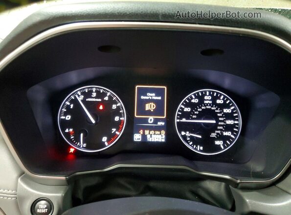 4S4BTGLDXR3183051 2024 SUBARU OUTBACK Green Widok zestawu wskaźników