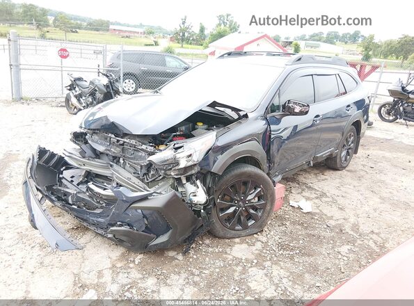 4S4BTGLDXS3119405 2025 SUBARU OUTBACK Blue Առջևի ձախ երեք քառորդ տեսարան