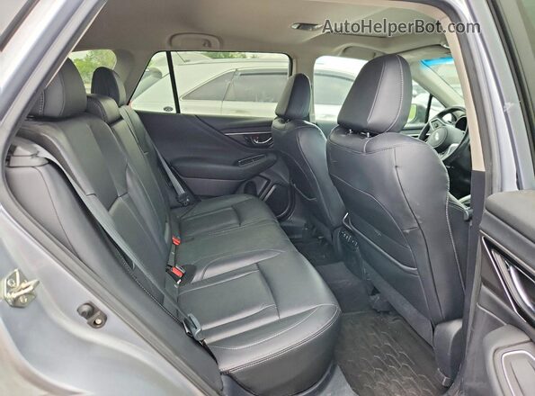 4S4BTGND1L3100613 2020 SUBARU OUTBACK Silver Rear seats view