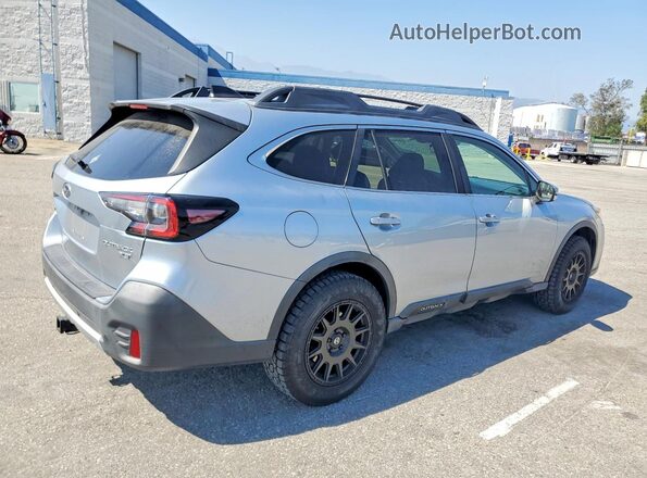 4S4BTGND2L3157855 2020 SUBARU OUTBACK Серебряный Задняя правая четверть