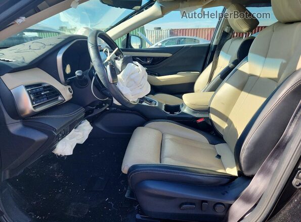 4S4BTGND3M3118256 2021 SUBARU OUTBACK Black Widok wnętrza z przodu