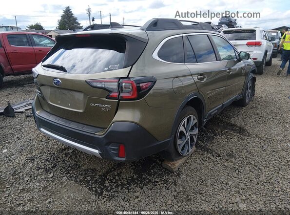 4S4BTGND3M3170356 2021 SUBARU OUTBACK Зеленый Задняя правая четверть