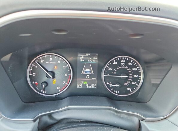 4S4BTGND5L3163276 2020 SUBARU OUTBACK Silver Вид щитка приладів