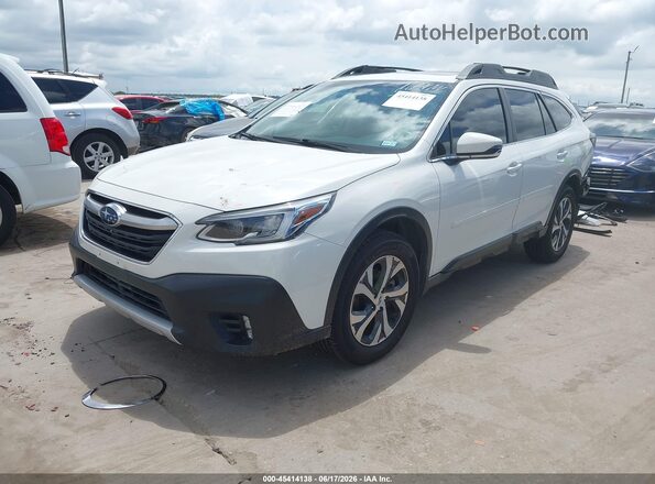 4S4BTGND9M3151925 2021 SUBARU OUTBACK White წინა მარცხენა ხედი სამი მეოთხედიდან