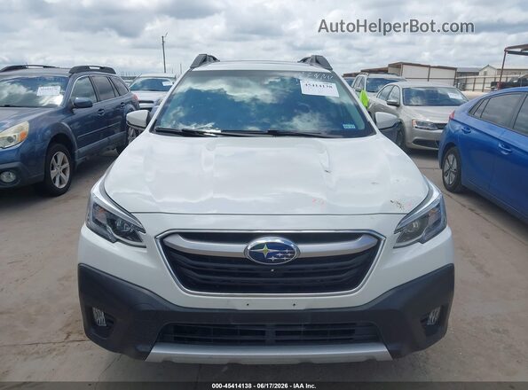 4S4BTGND9M3151925 2021 SUBARU OUTBACK White უკანა სალონის ხედი