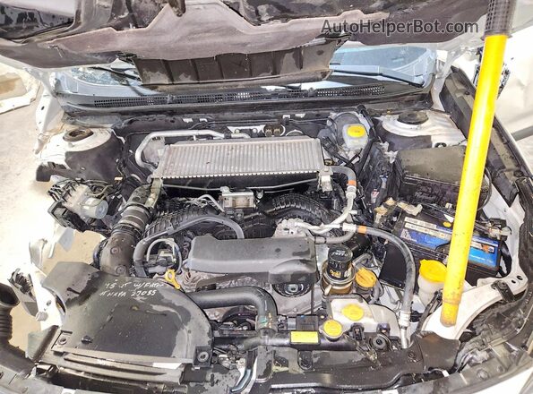 4S4BTGPD0P3175726 2023 SUBARU OUTBACK White Vista del compartimento del motor