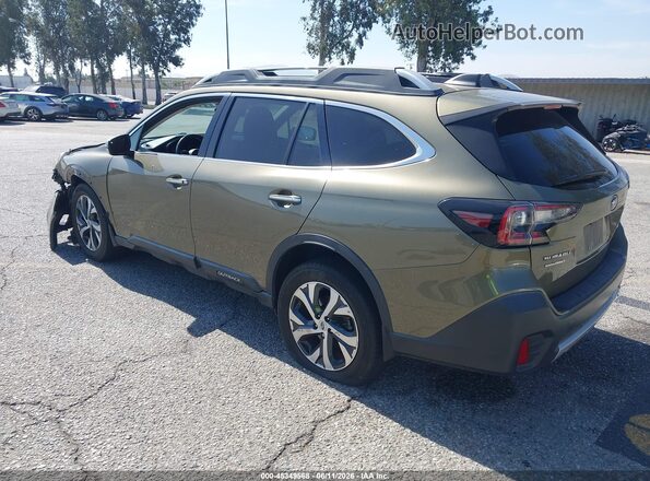 4S4BTGPD3L3198573 2020 SUBARU OUTBACK Green Հետևի ձախ