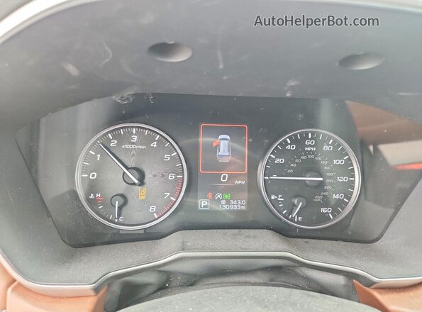 4S4BTGPD4L3122649 2020 SUBARU OUTBACK White Սարքավորումների վահանակի տեսք