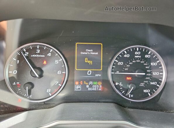 4S4BTGPD4M3130316 2021 SUBARU OUTBACK Black Instrument cluster view