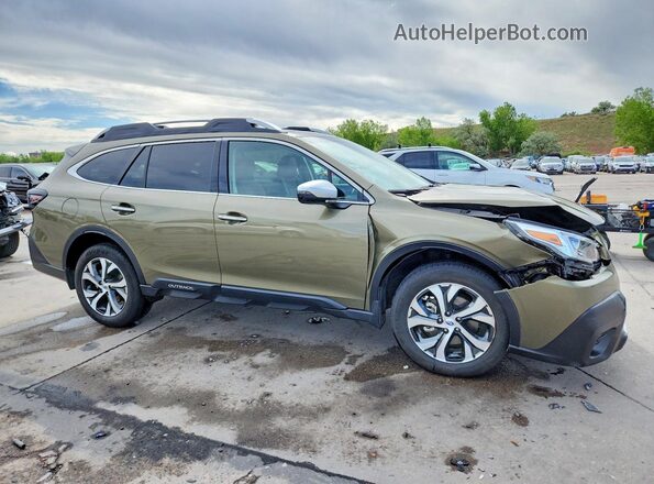 4S4BTGPD4M3192606 2021 SUBARU OUTBACK Green 